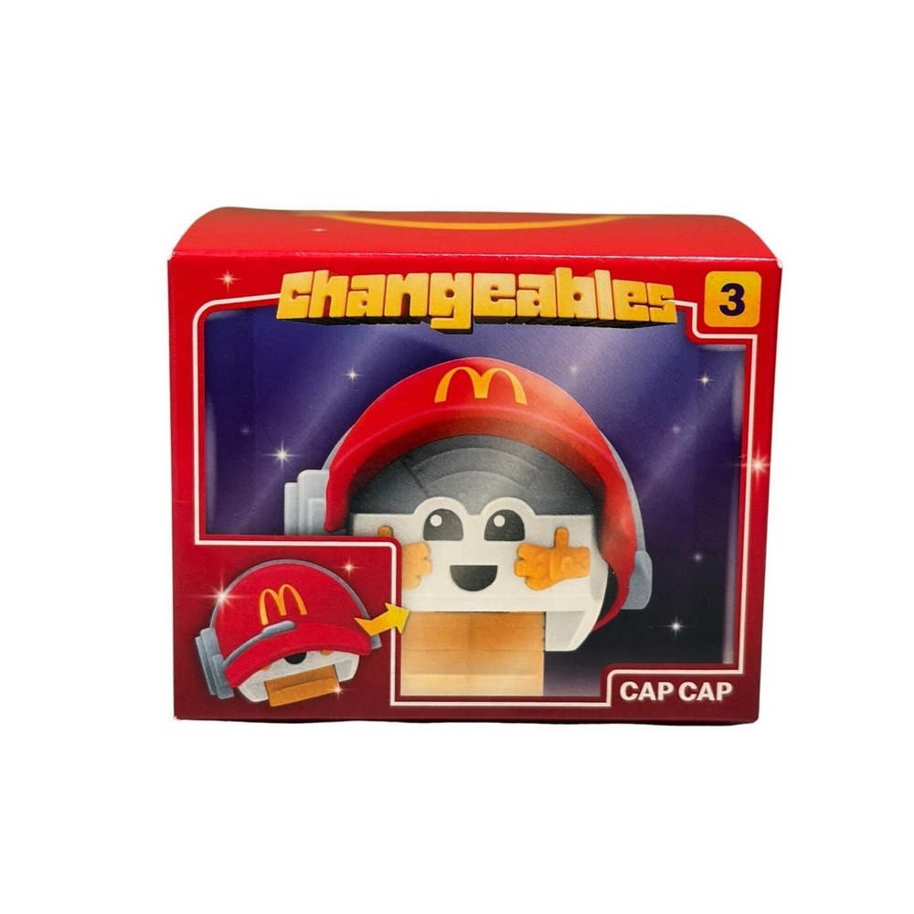 Mcdonalds Changeables Happy Meal Toy New #3 Cap‎ Cap